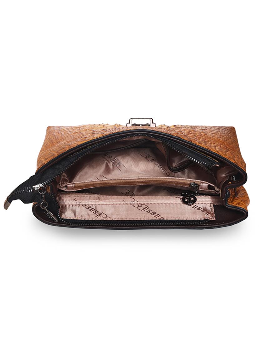 tan leatherette (pu) handbag - 18394113 - Standard Image - 2