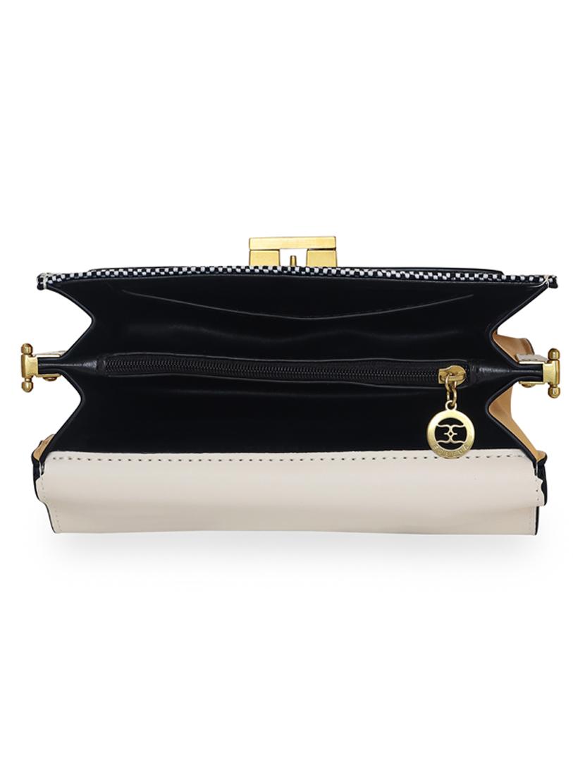 cream leatherette (pu) handbag - 18394121 - Standard Image - 2