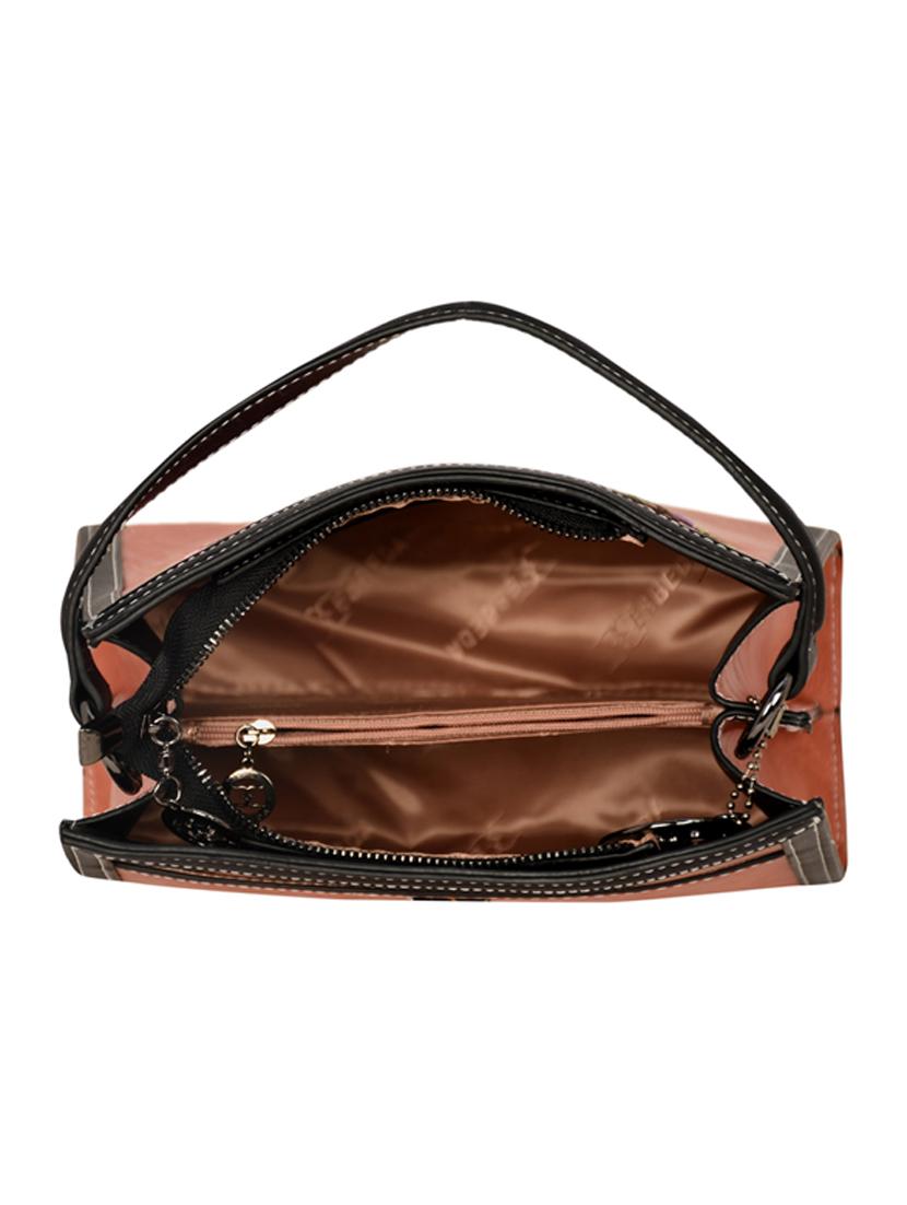 orange leatherette (pu) handbag - 18394134 - Standard Image - 2
