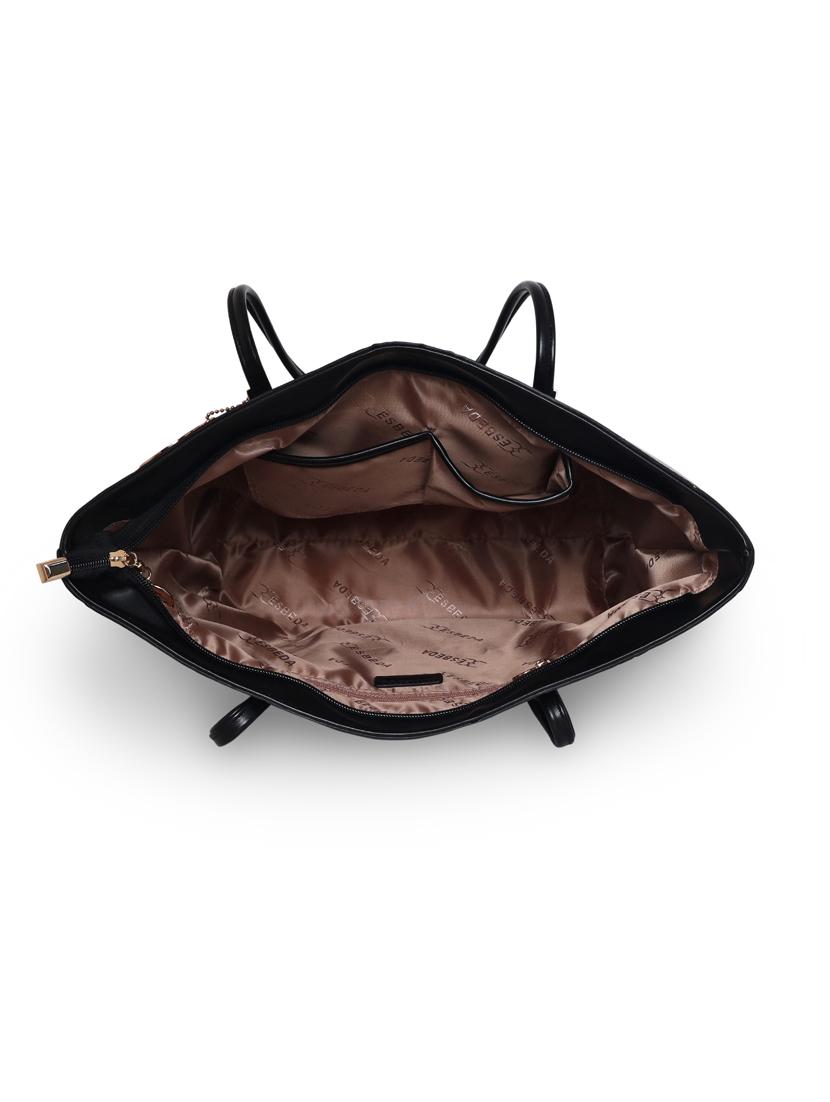 tan leatherette (pu) handbag - 18394149 - Standard Image - 2
