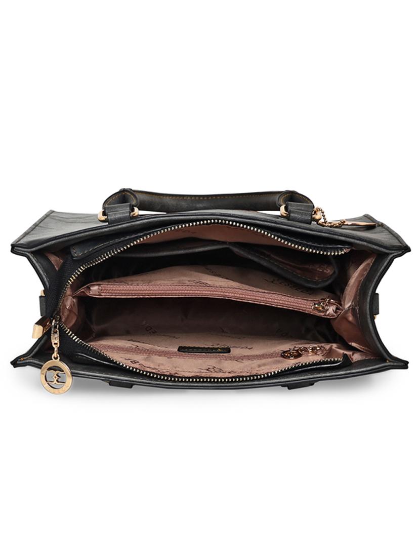 grey leatherette (pu) handbag - 18394177 - Standard Image - 2