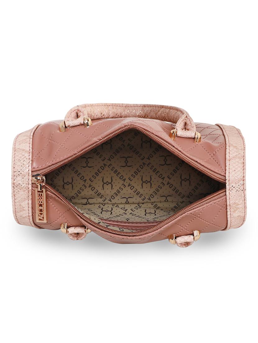 orange leatherette (pu) handbag - 18394191 - Standard Image - 2