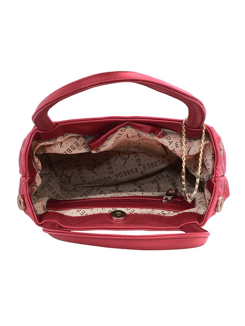 red leatherette (pu) handbag - 18394207 - Standard Image - 2