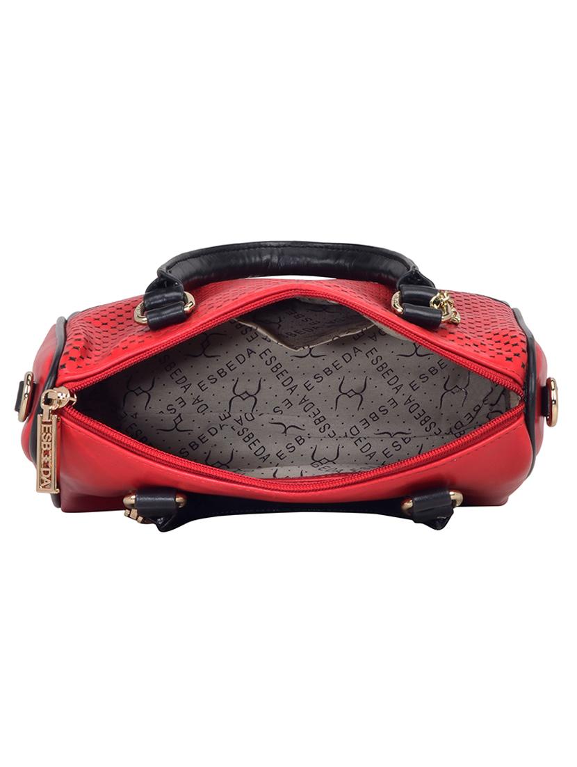 red leatherette (pu) handbag - 18394247 - Standard Image - 2