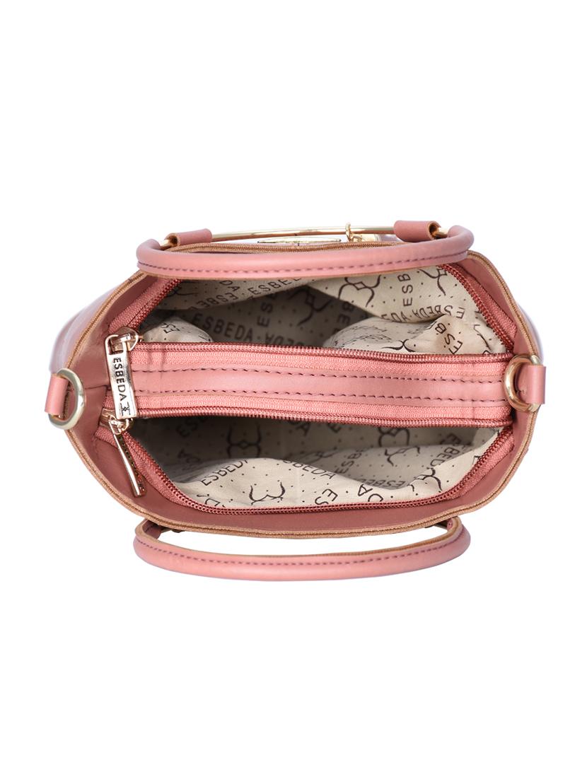 orange leatherette (pu) handbag - 18394301 - Standard Image - 2