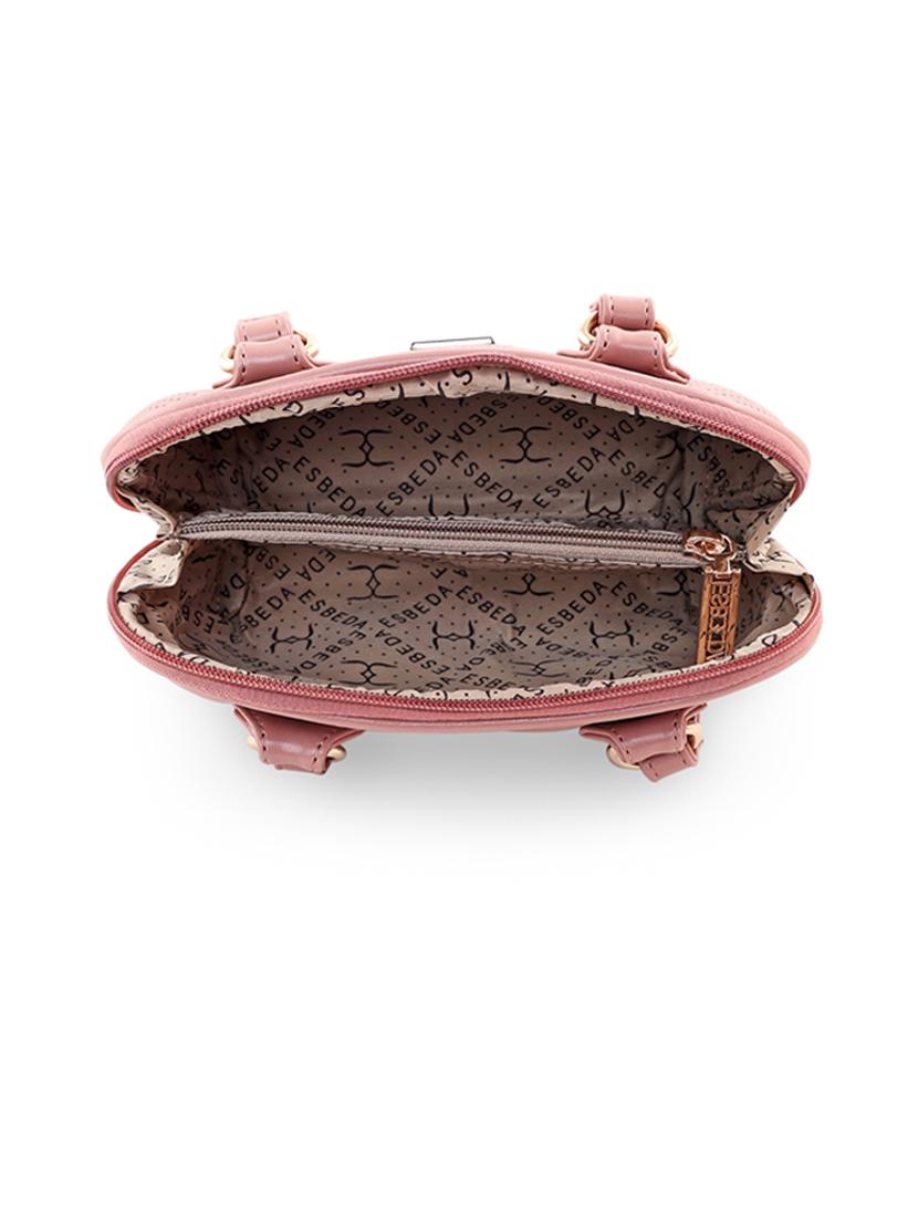 orange leatherette (pu) handbag - 18394400 - Standard Image - 2