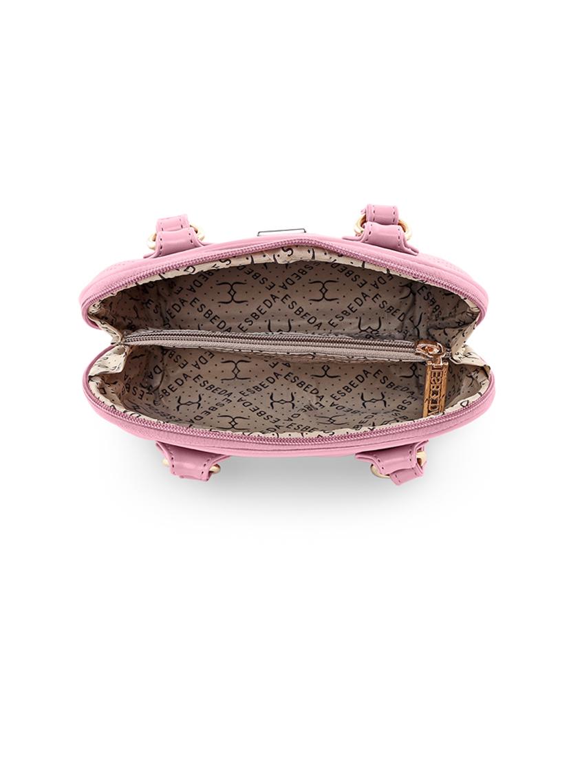 pink leatherette (pu) handbag - 18394402 - Standard Image - 2