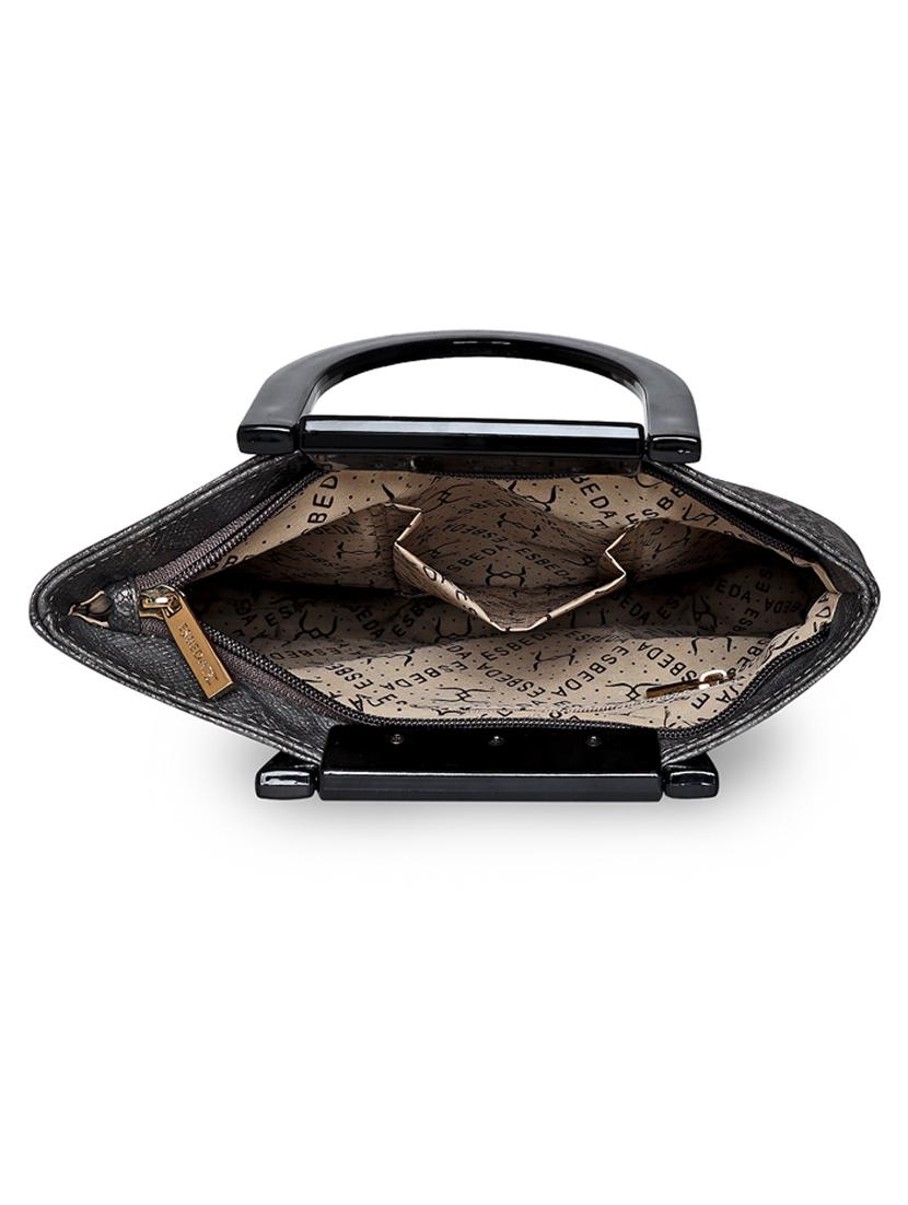 grey leatherette (pu) handbag - 18394454 - Standard Image - 2