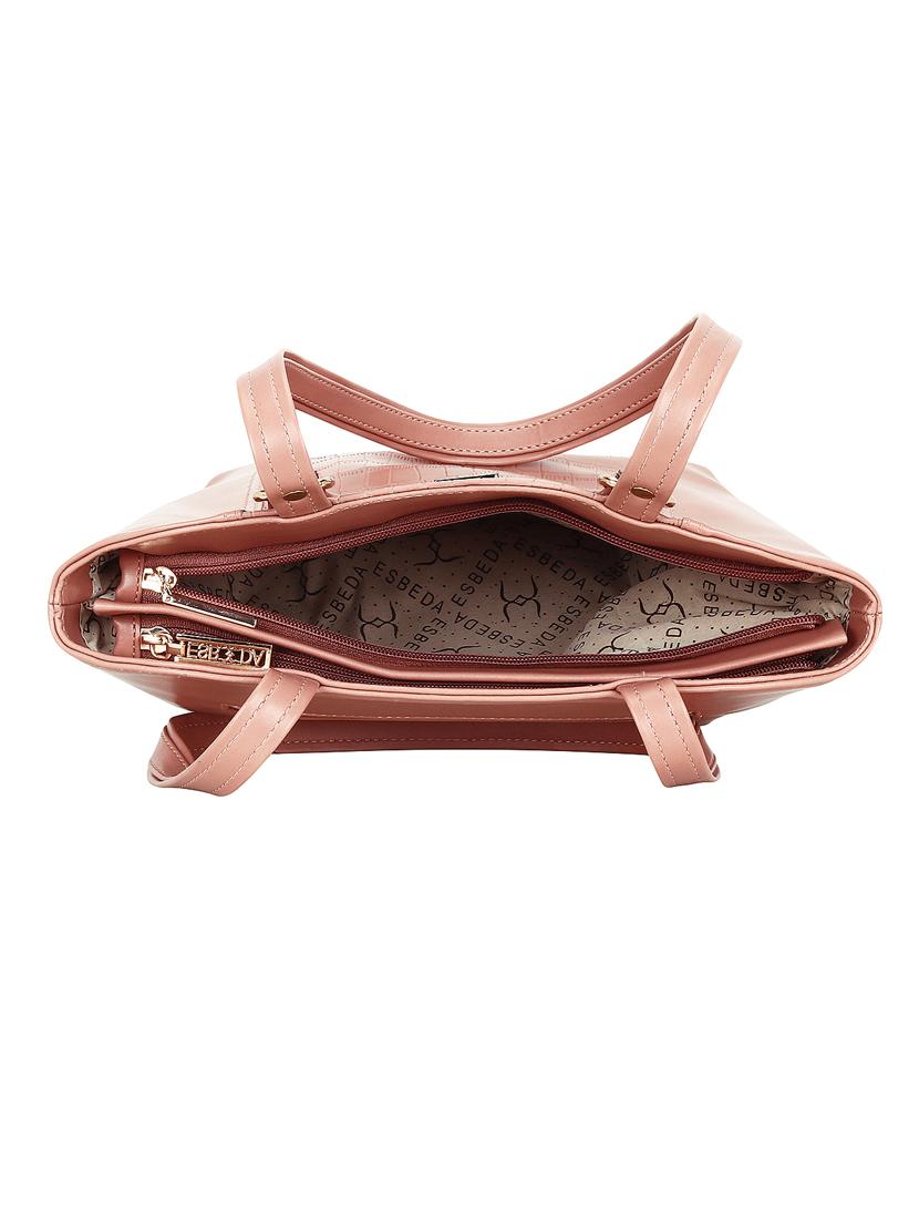 orange leatherette (pu) handbag - 18394487 - Standard Image - 2