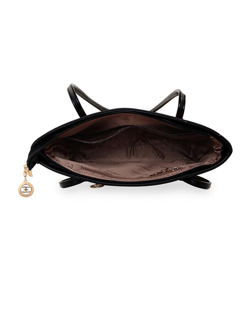 yellow leatherette (pu) handbag - 18394509 - Standard Image - 2