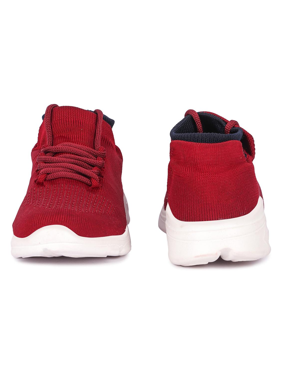 women red lace-up sports shoe - 18394600 - Standard Image - 2