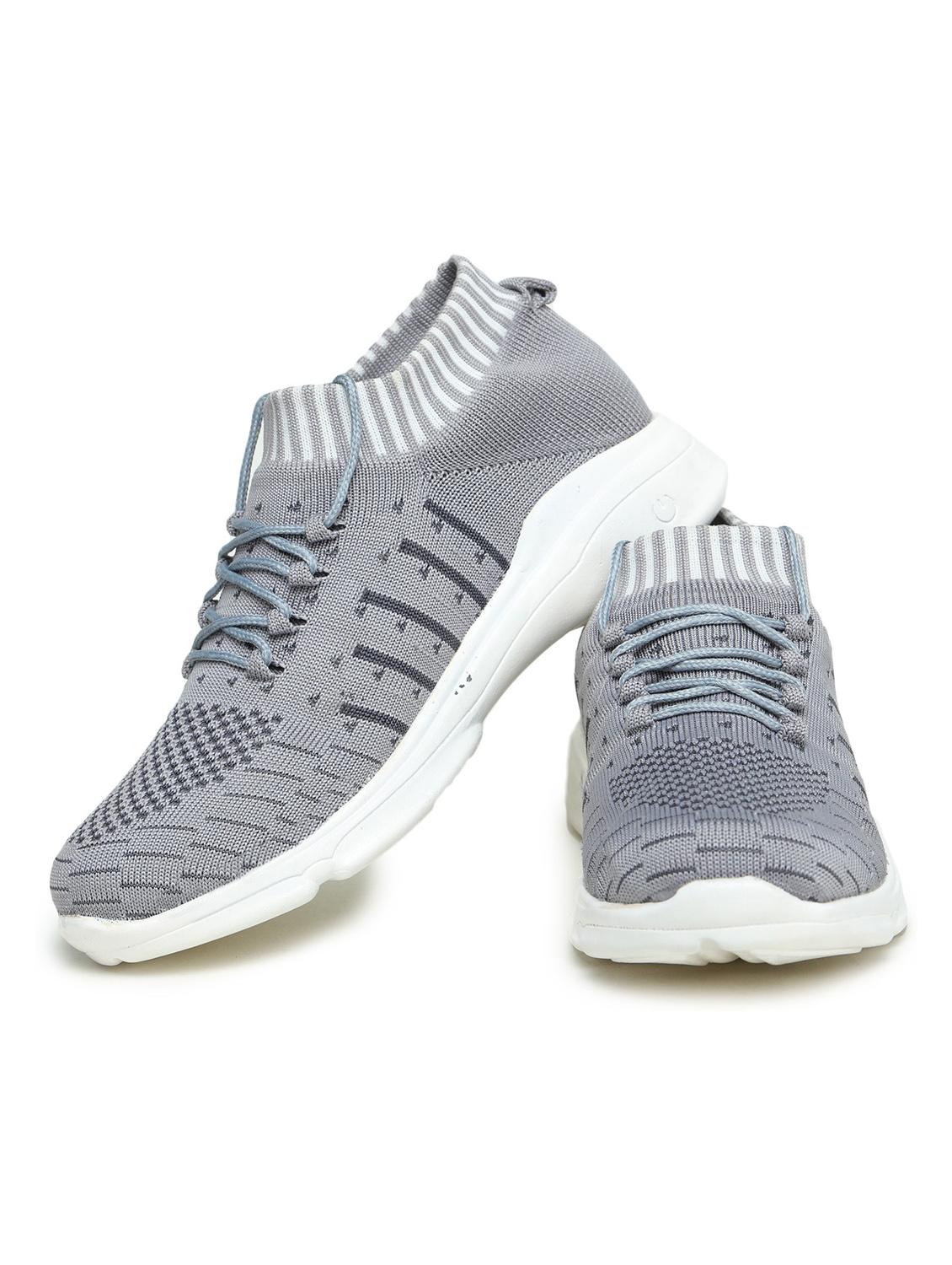 women grey lace-up sports shoe - 18394614 - Standard Image - 2