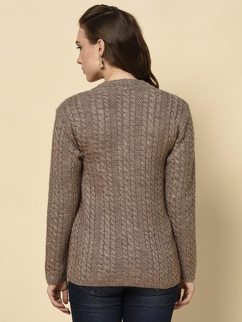 v-neck solid cardigan - 18394667 - Standard Image - 2