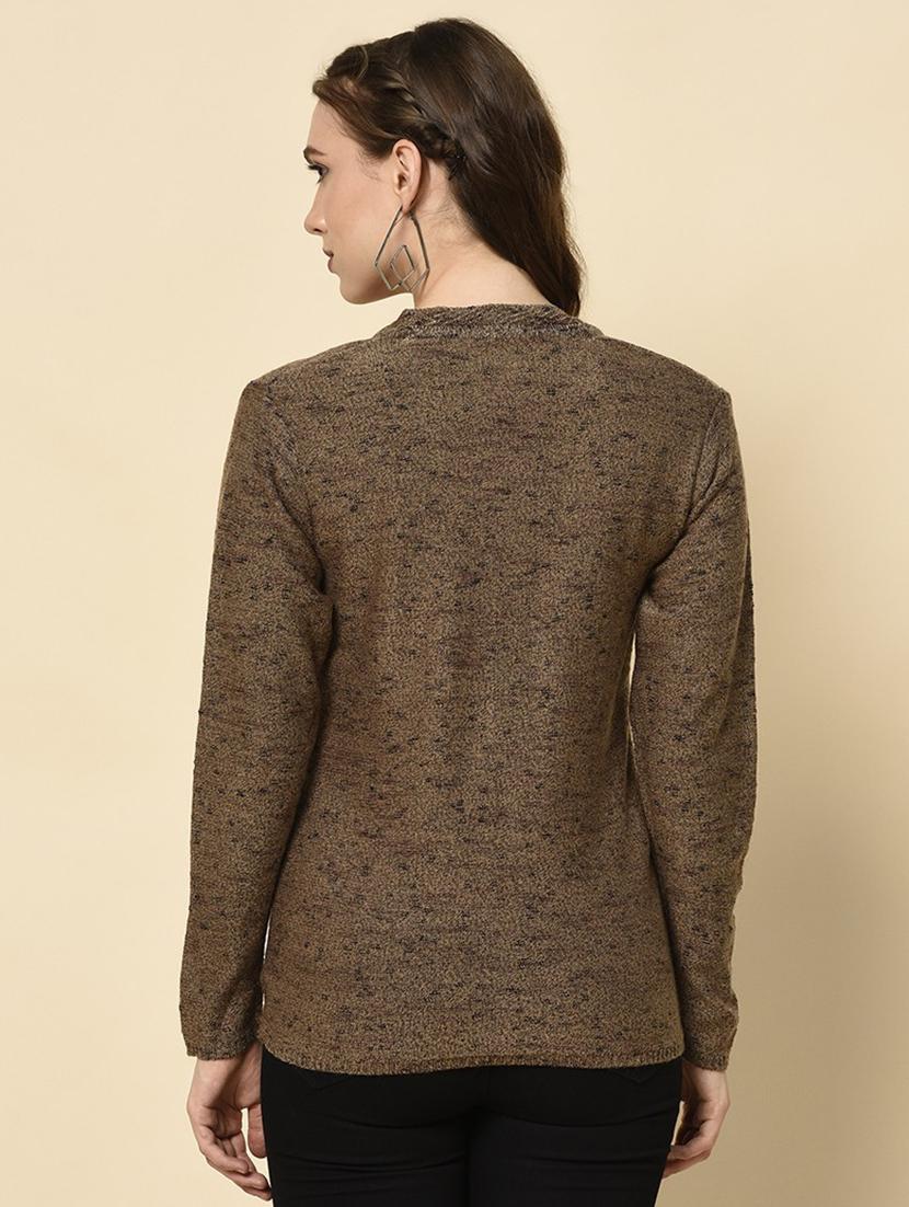v-neck printed cardigan - 18394677 - Standard Image - 2