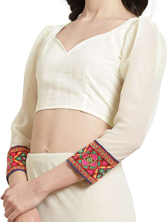 women's bandhani pink colored saree with blouse - 18394882 -  Standard Image - 2