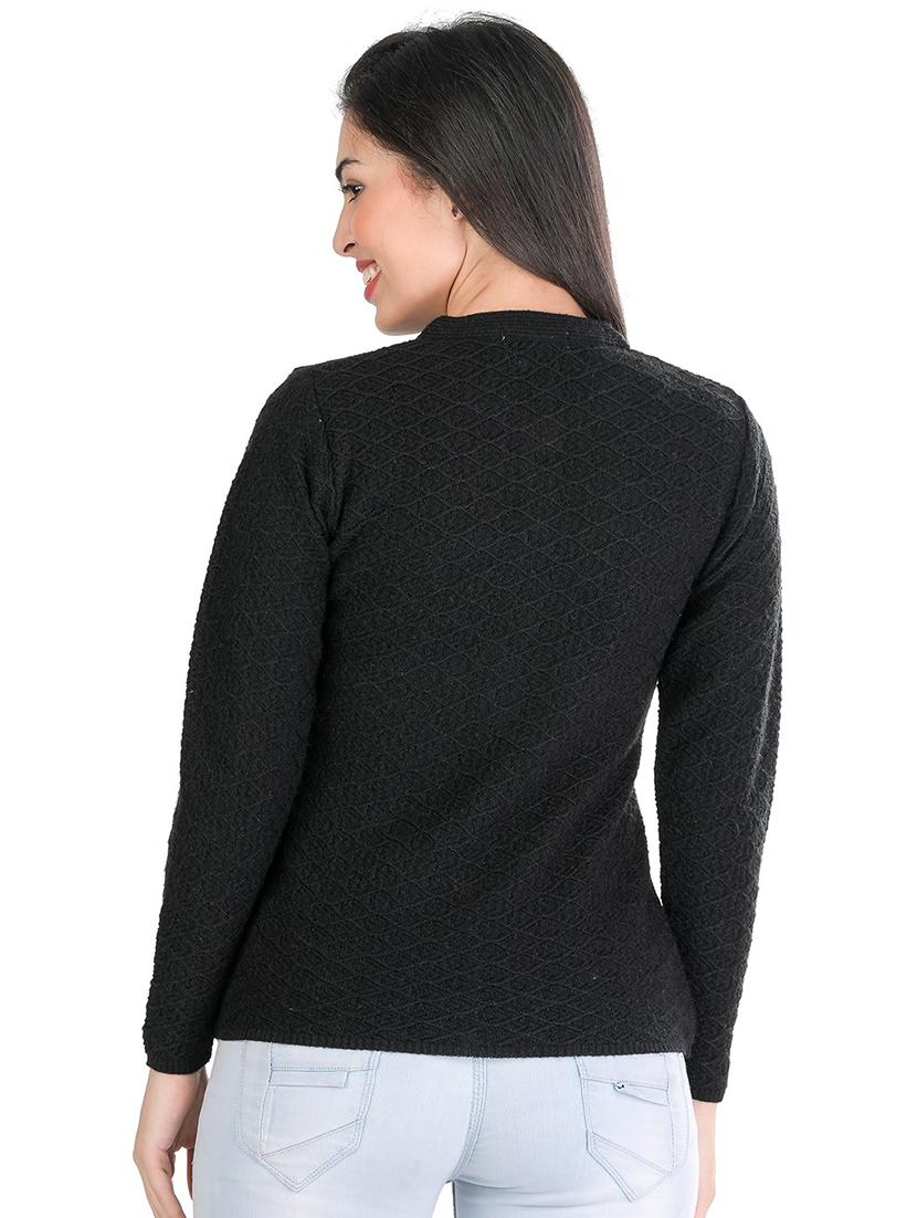 long sleeved solid cardigan - 18395001 - Standard Image - 2