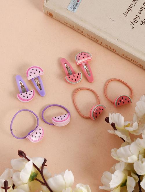 set of 8 watermelon hair accessory set - 18395678 -  Standard Image - 0