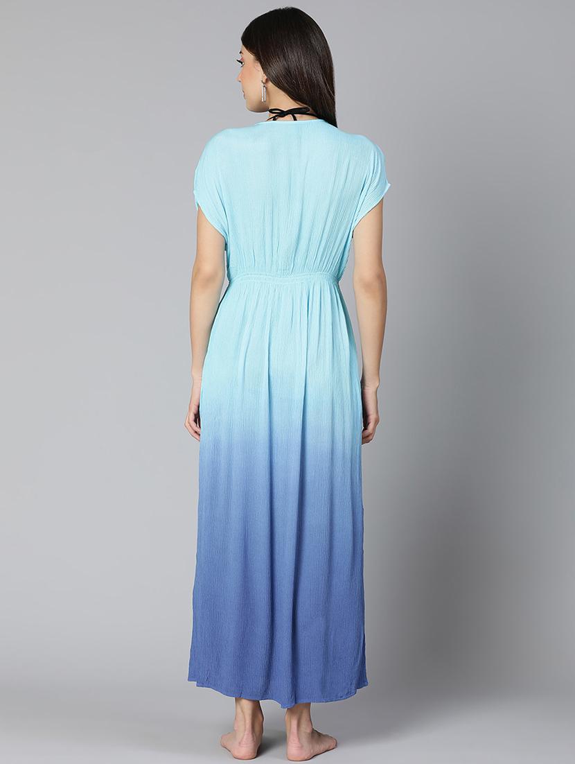 v-neck ombre coverup - 18395731 - Standard Image - 2