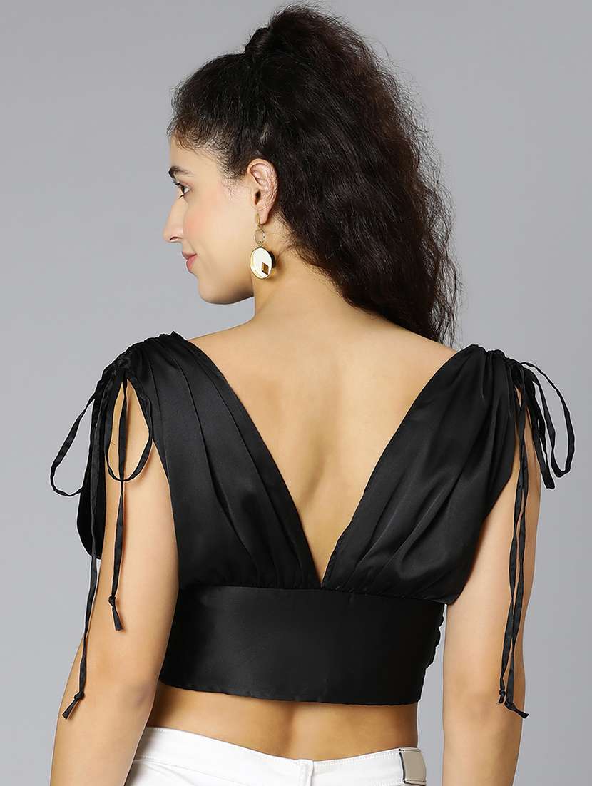 women's crop v neck top - 18395746 -  Standard Image - 2