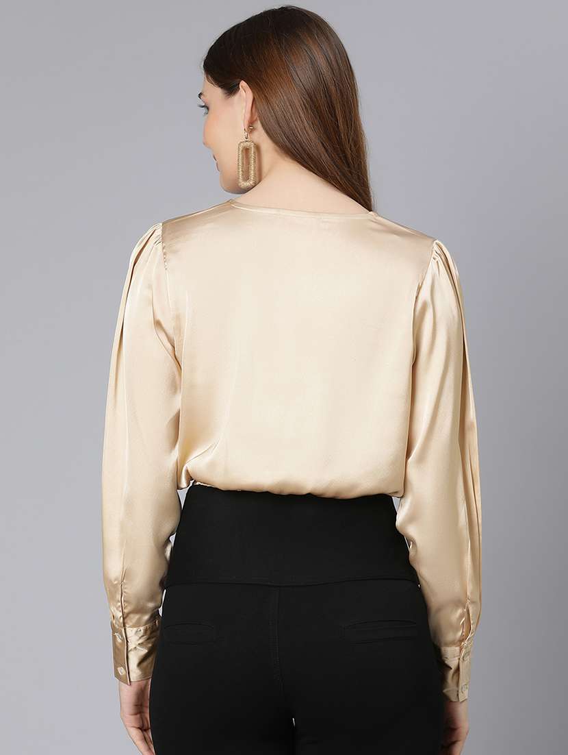 women's crop v neck top - 18395763 -  Standard Image - 2