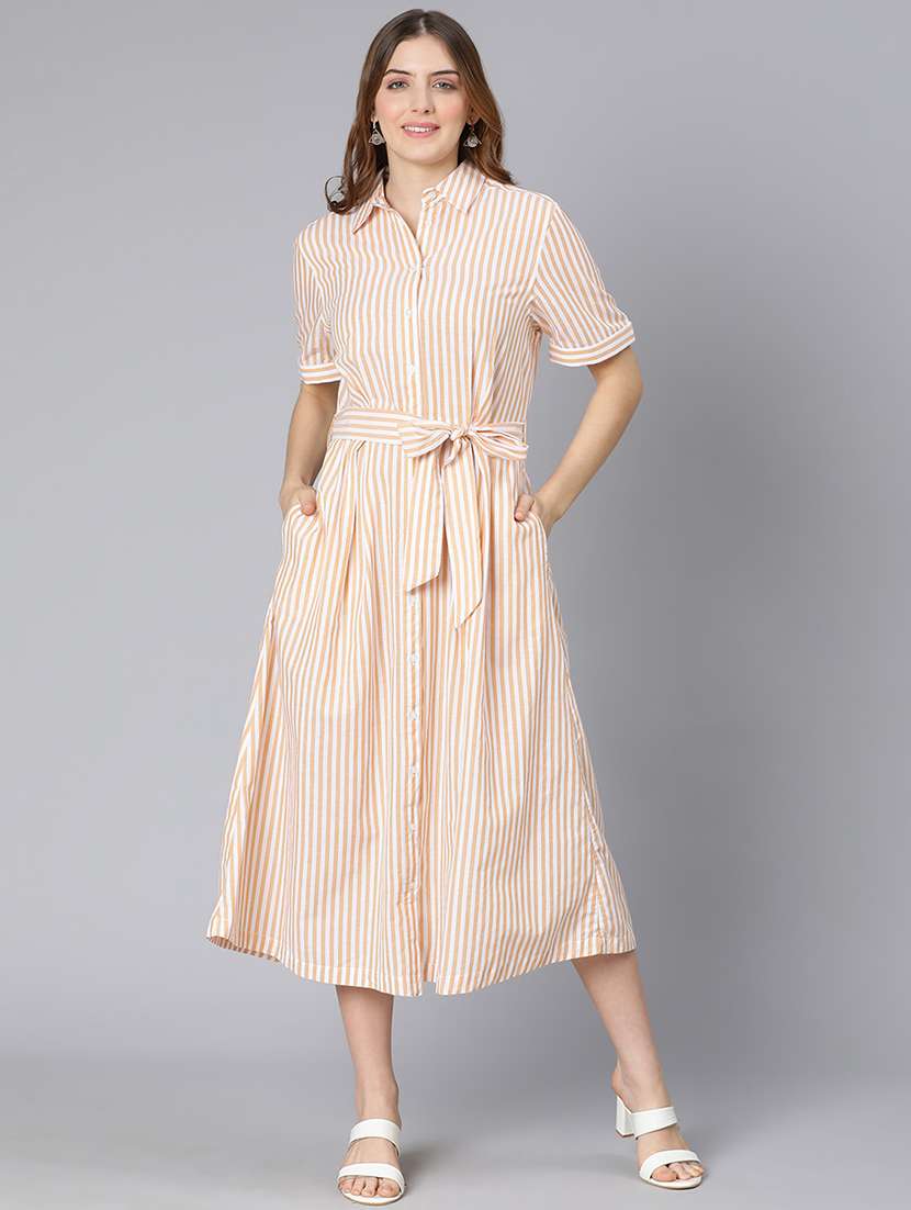 women's shirt striped dress - 18395821 - Zoom Image - 0
