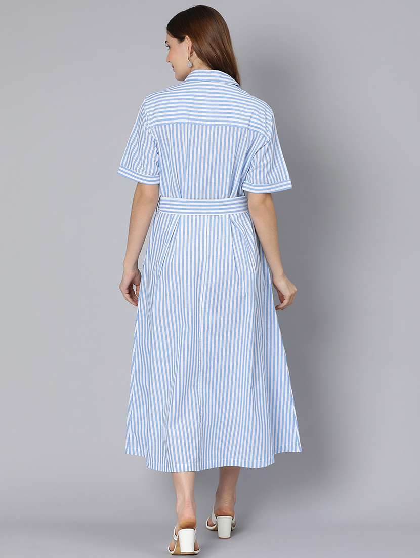 women's shirt striped dress - 18395823 - Standard Image - 2
