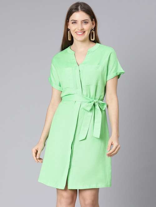 women's solid dress - 18395826 - Standard Image - 0