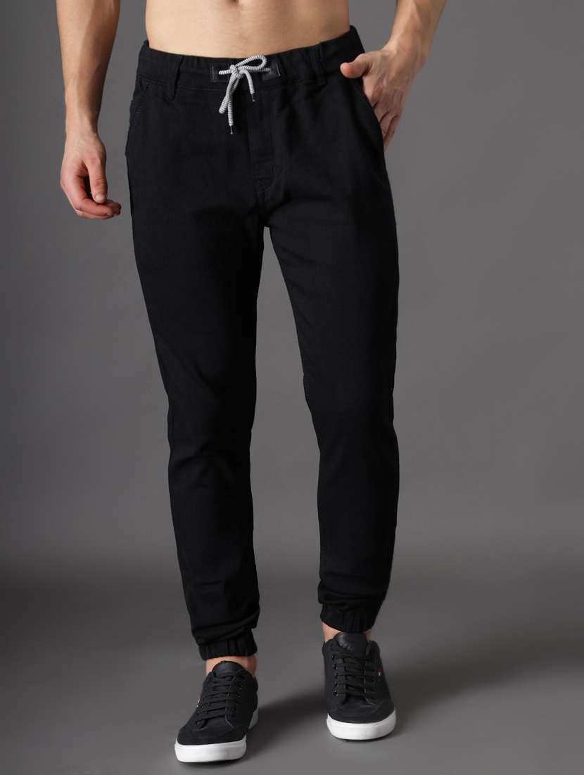 mens jogger plain jeans