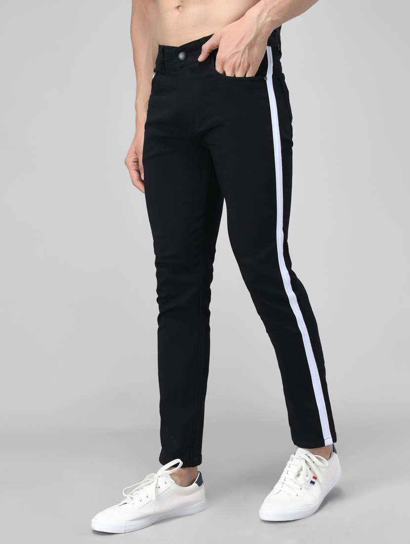 mens slim fit plain jeans