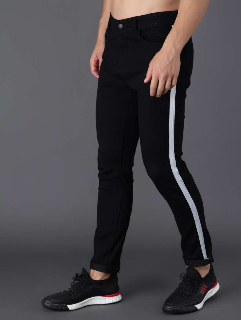 mens slim fit plain jeans