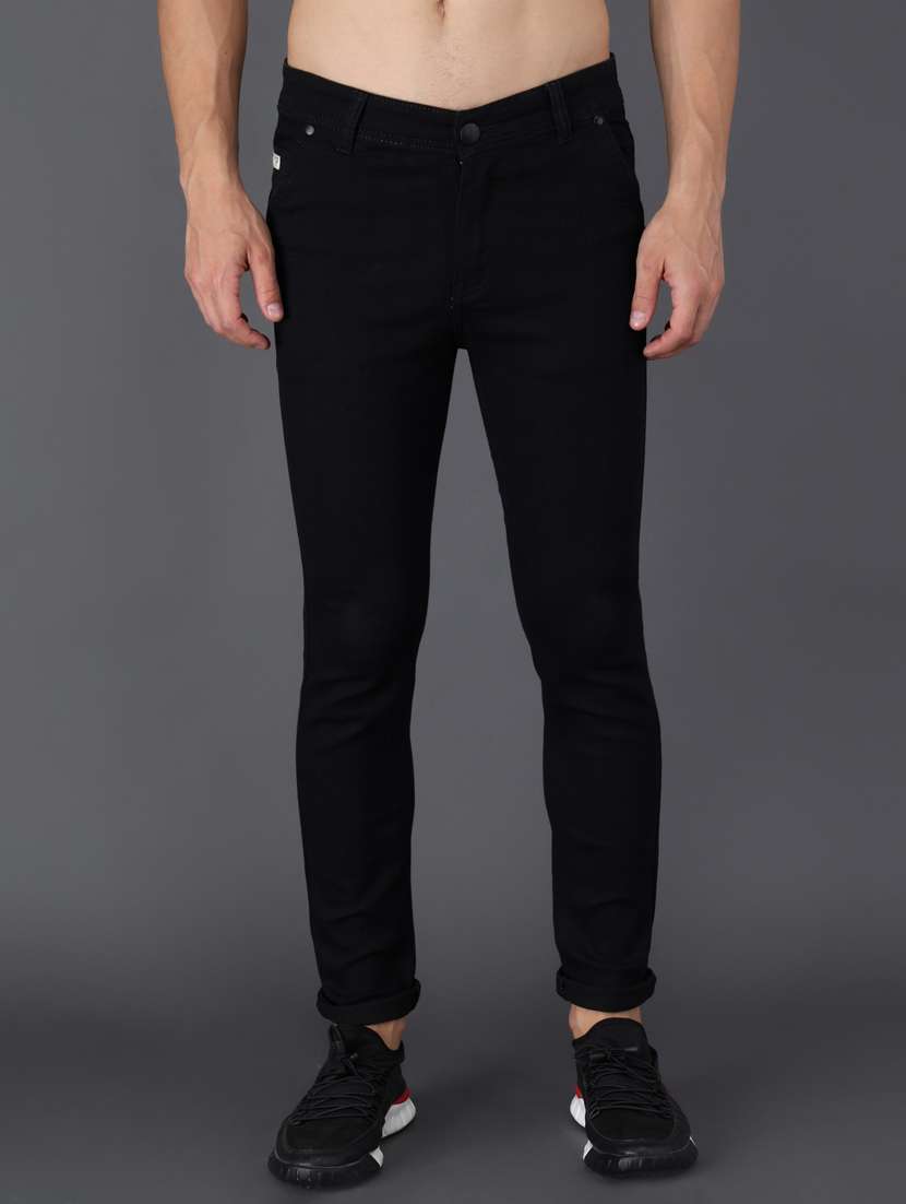 mens slim fit plain jeans