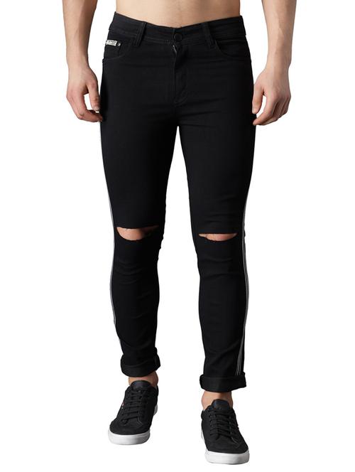 mens slim fit slash knee jeans - 18396076 -  Standard Image - 0