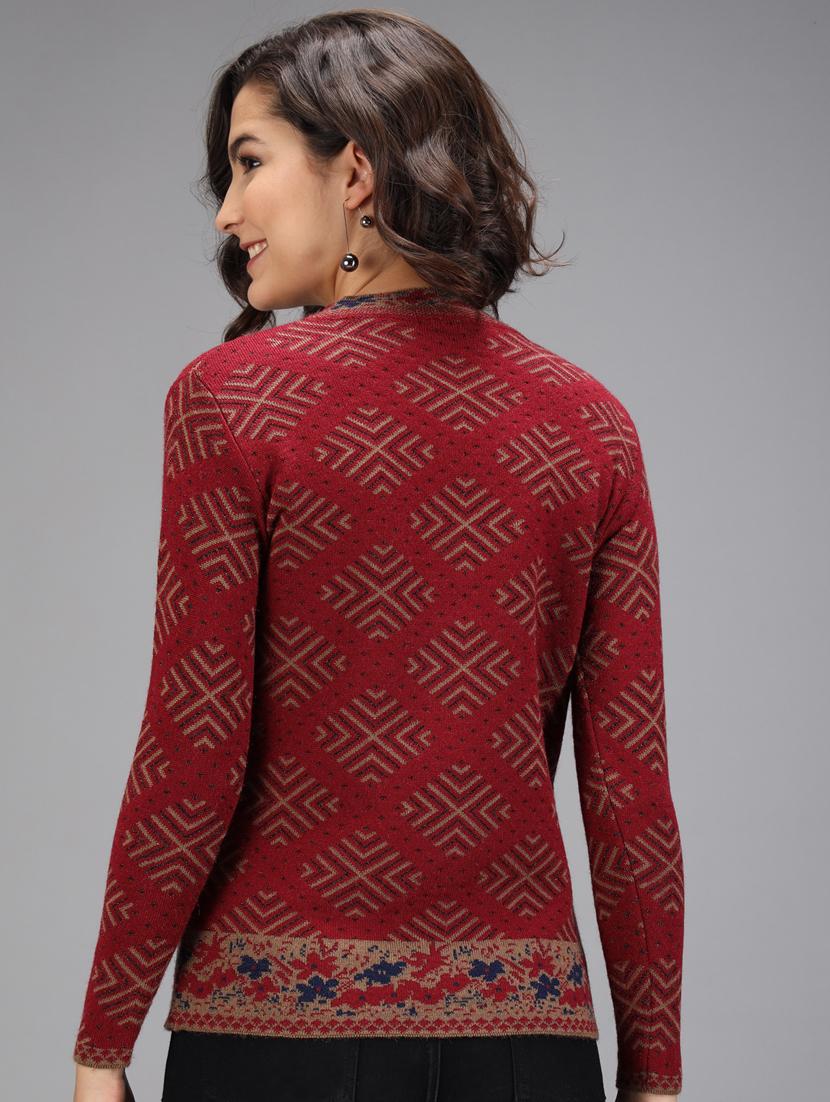 long sleeved printed cardigan - 18396123 - Standard Image - 2