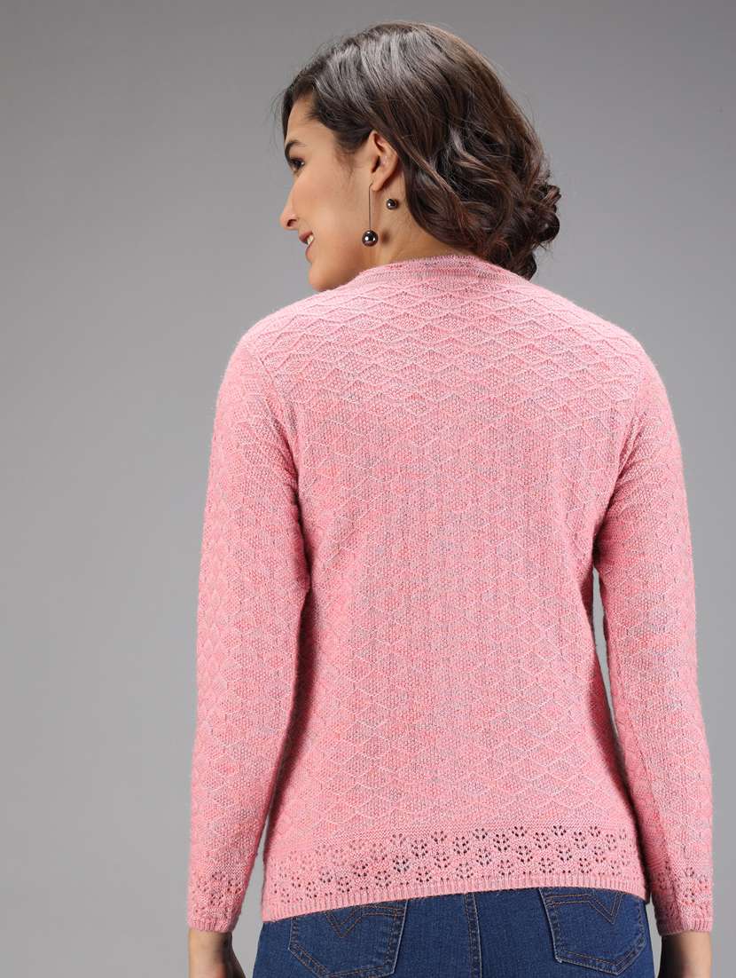 long sleeved solid cardigan - 18396138 - Standard Image - 2
