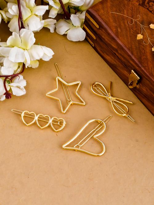 4 golden infinity star hair pin - 18396166 -  Standard Image - 0
