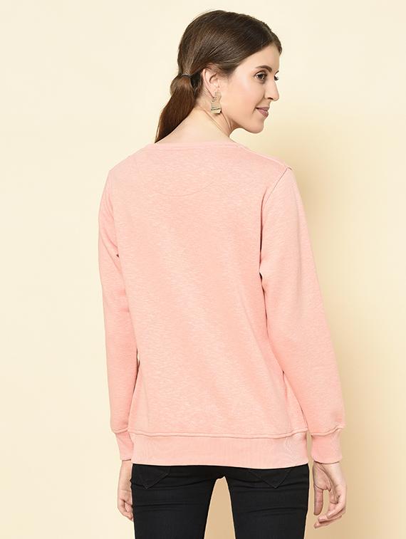 round neck printed sweatshirt - 18396191 - Standard Image - 2