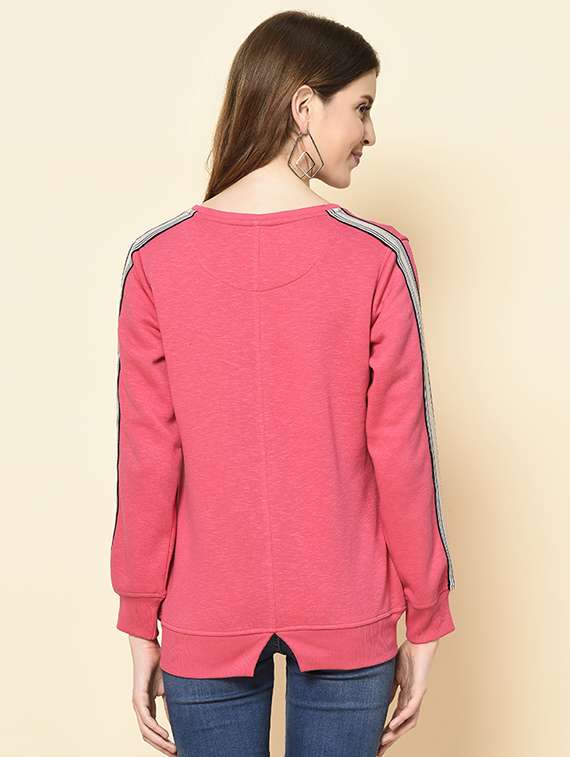 round neck printed sweatshirt - 18396214 -  Standard Image - 2