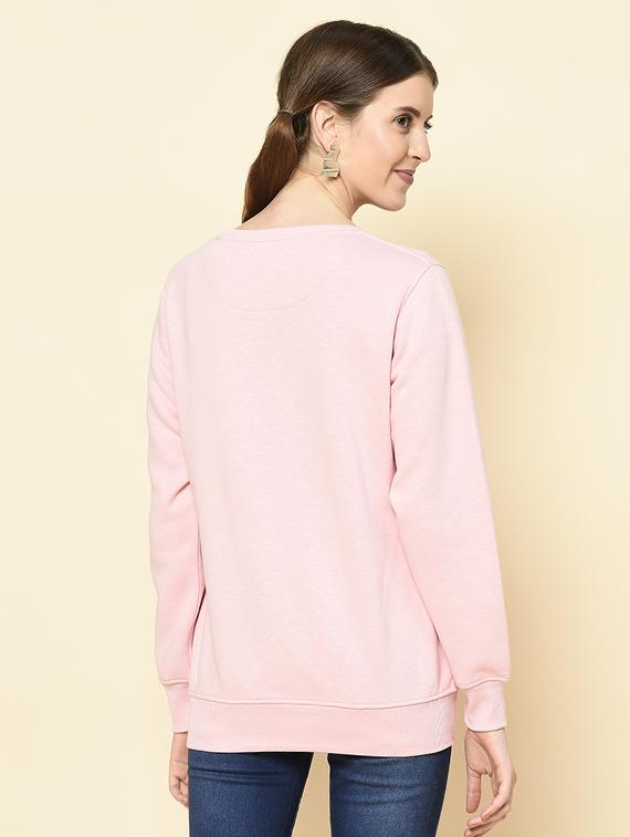 round neck printed sweatshirt - 18396229 - Standard Image - 2