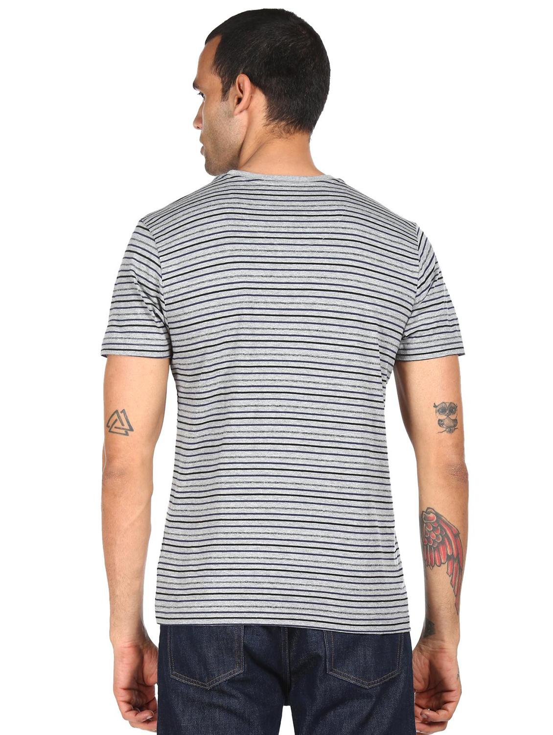 grey striped t-shirt - 18396330 - Standard Image - 2