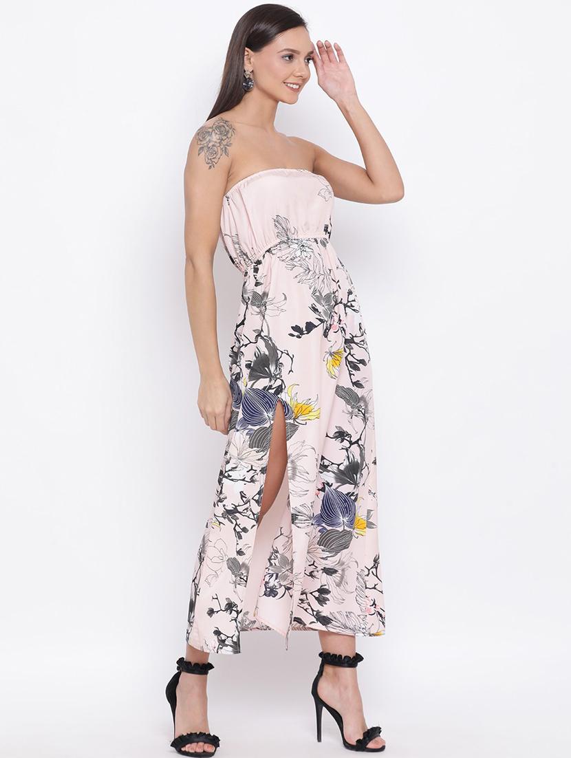women's tube floral dress - 18396461 - Standard Image - 2
