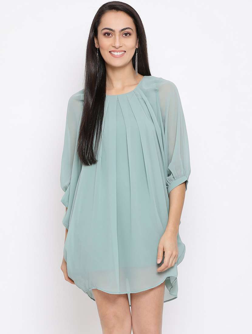 women's shift solid dress