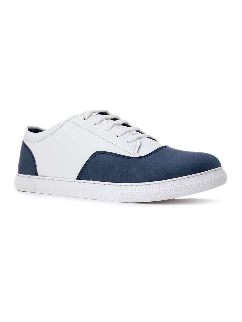 white lace up shoe