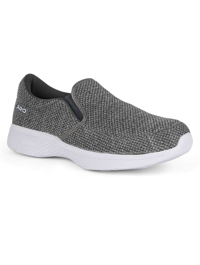 grey canvas sport shoes