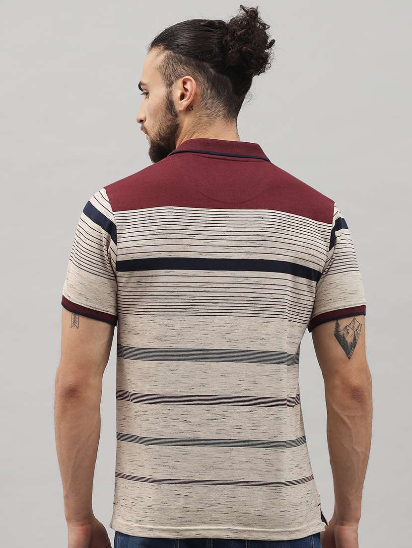 red striped polo t-shirt - 18396816 - Standard Image - 2