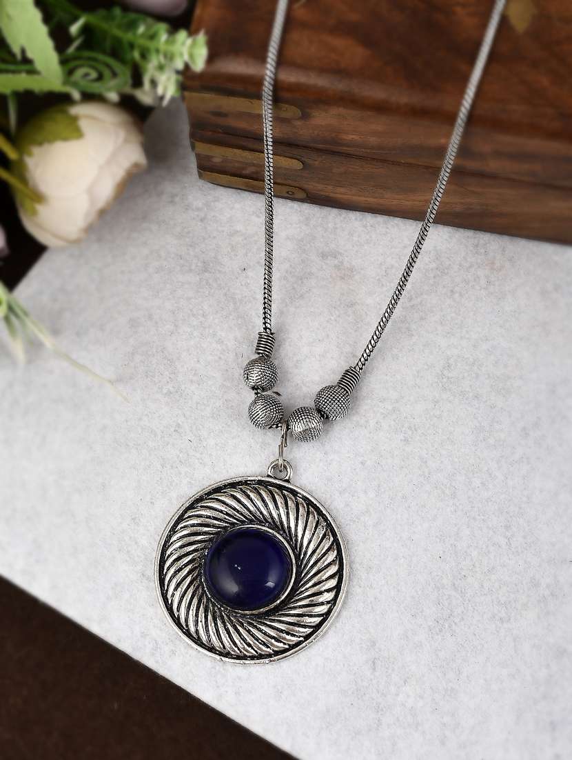 silver brass pendant