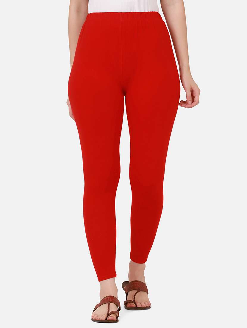mid rise solid legging - 18397139 -  Zoom Image - 0