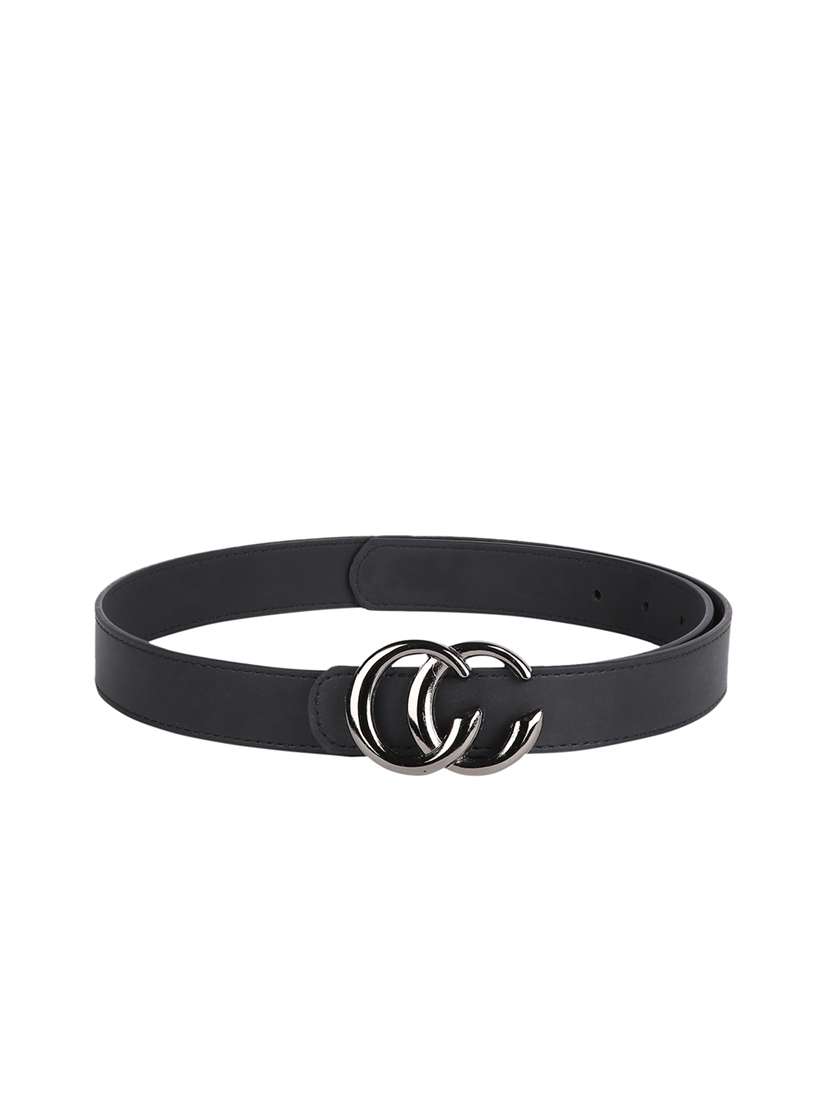 black leatherette (pu belt