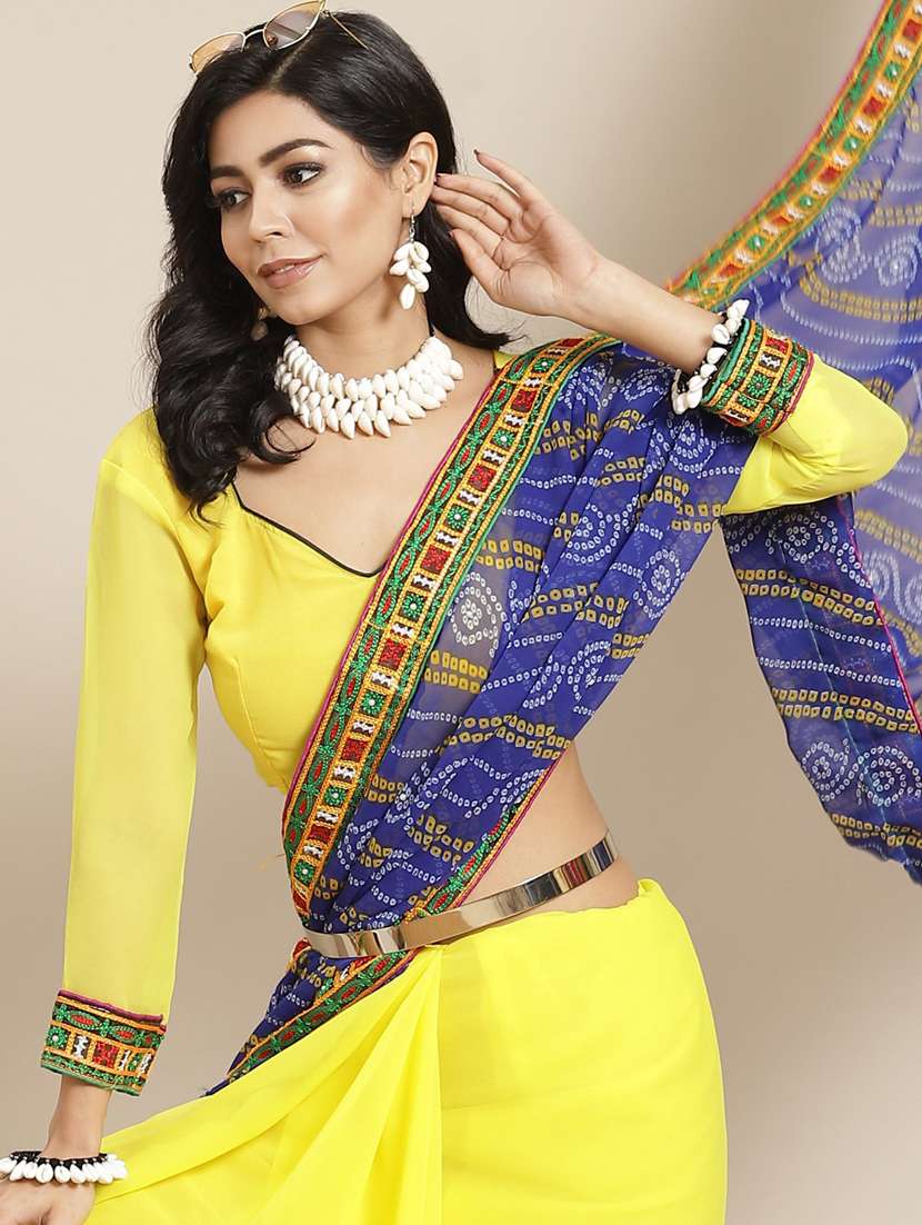 women's embroidered saree with blouse - 18398067 -  Standard Image - 2