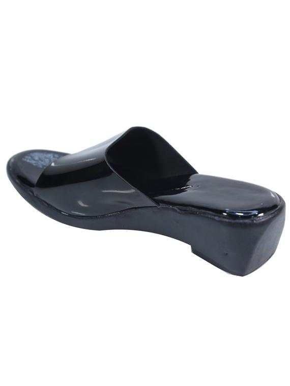 black slip on wedge - 18398462 - Standard Image - 2