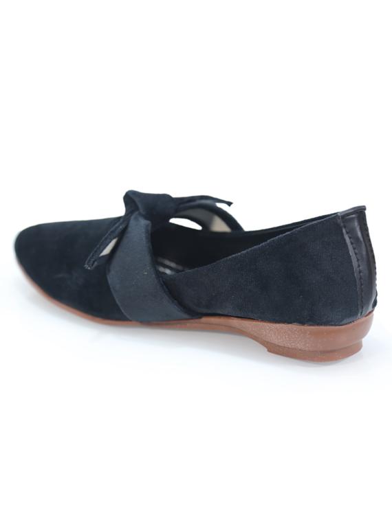 black slip on ballerina - 18398525 - Standard Image - 2